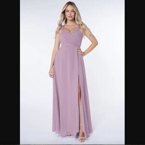 Azazie Nahrin Bridesmaids Dress - Purple (Wisteria)